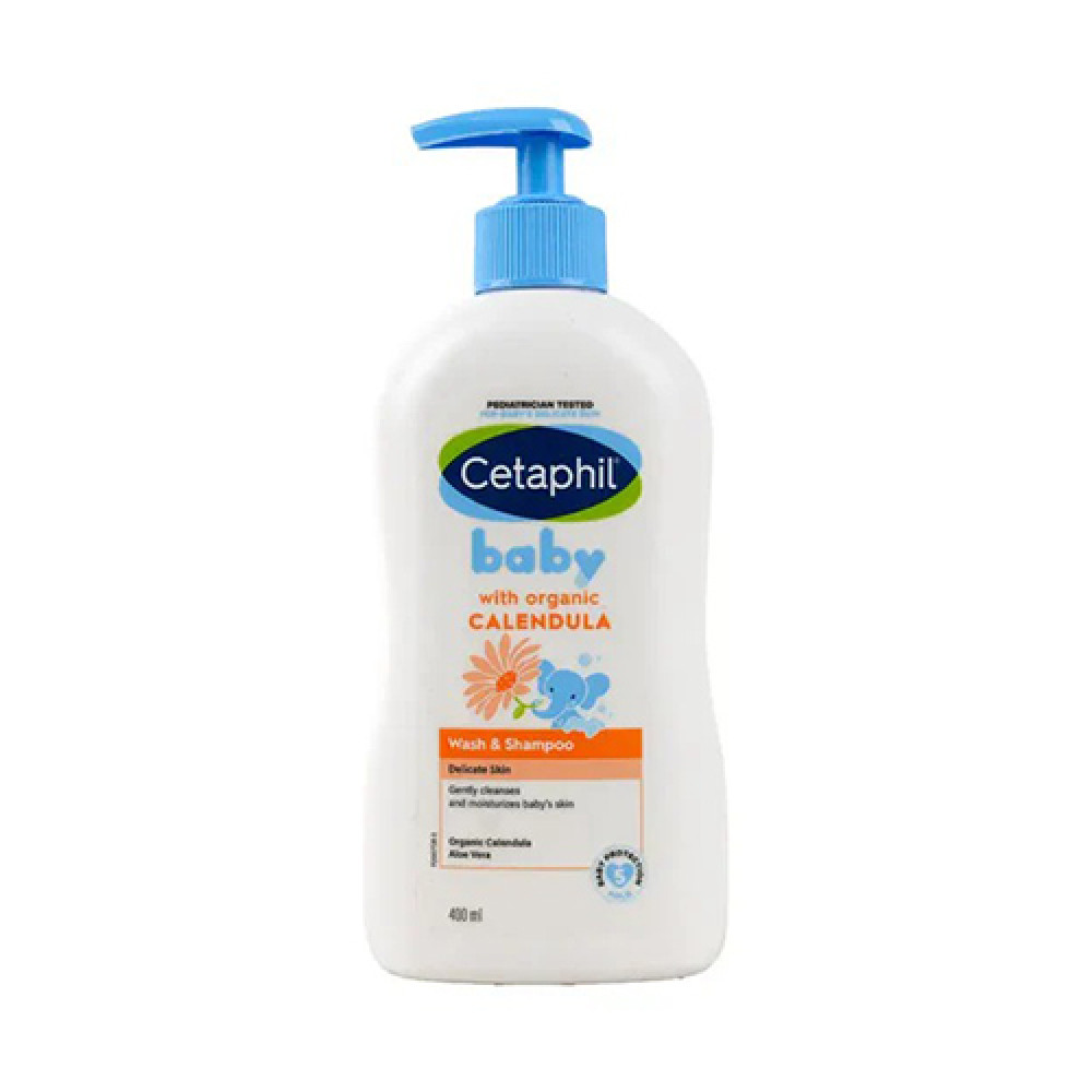 Cetaphil Baby Wash & Shampoo With Organic Calendula 400ml