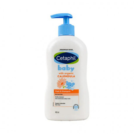 Cetaphil Baby Wash & Shampoo With Organic Calendula 400ml