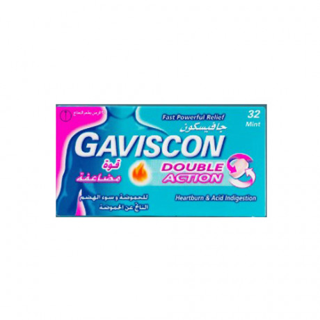 Gaviscon Double Action Mint 32 Tablets