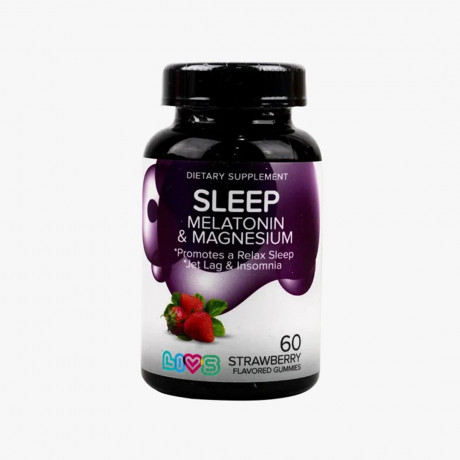 Livs Sleep (Melatonin & Magnesium) Strawberry 60 Gummies