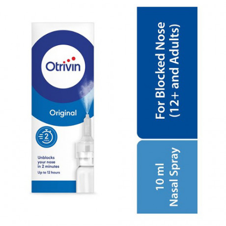 Otrivin Original 0.1% Nasal Spray For Adults 10ml