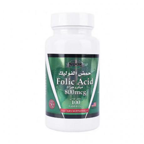 Noor Folic Acid 800Mcg 100 Tab