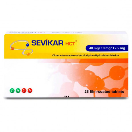 SEVIKAR HCT 40MG/10MG/12.5MG 28 TABLETS