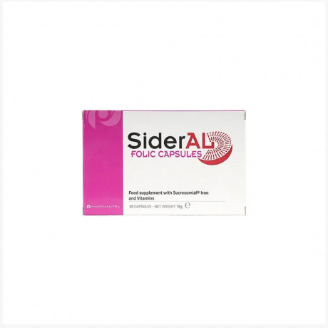 sideral folic 30mg 30 capsules